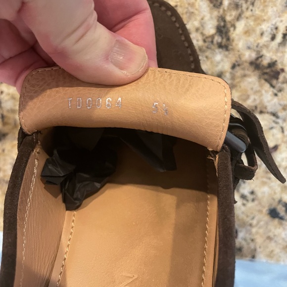 Mens Louis Vuitton Brown Suede Drivers Size 6.5 - Picture 8 of 8